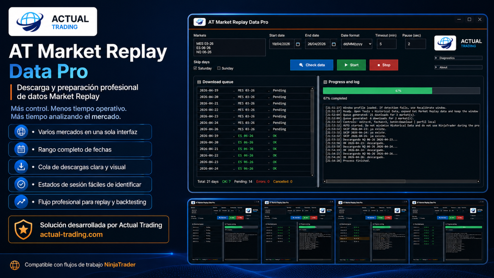 AT Market Replay Data Pro